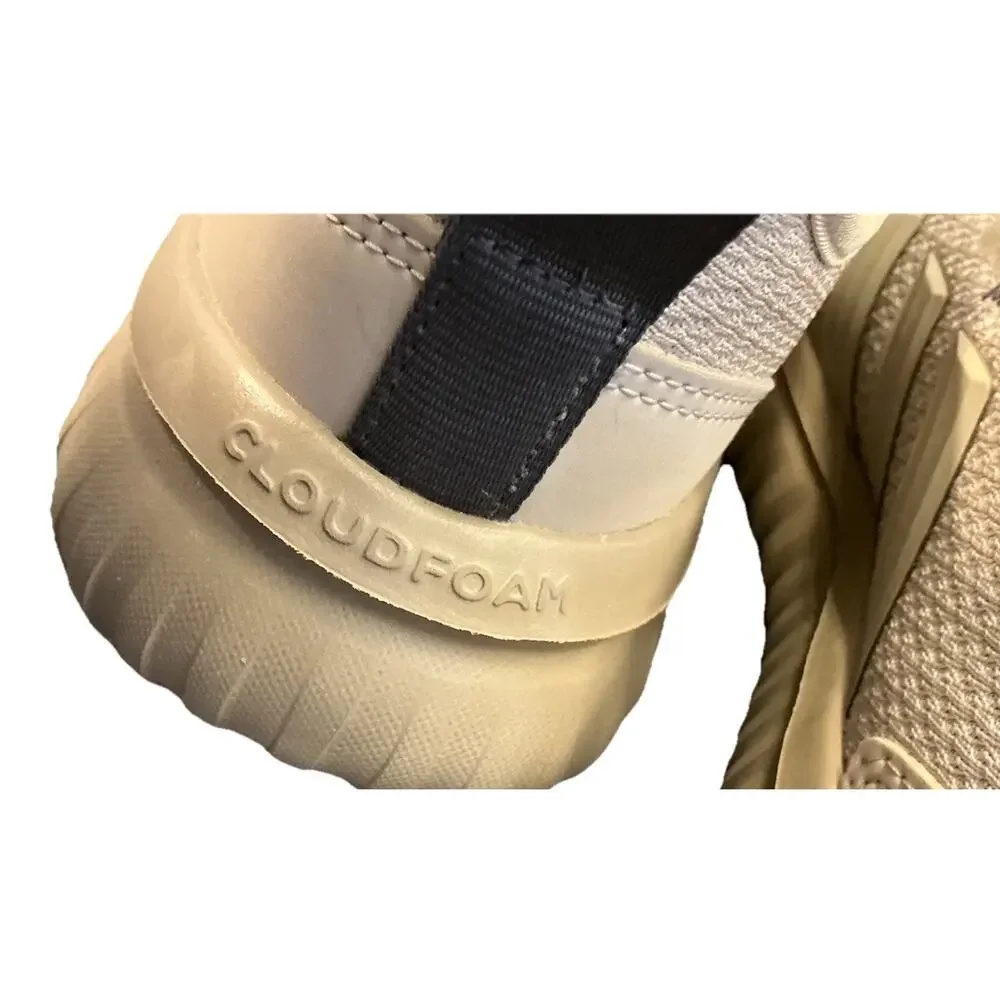 adidas Kaptir 4.0 Wonder Beige/Charcoal Low Top Lace-Up Sneaker 7.5 Men’s